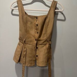 Banana Republic Faux Suede Tank